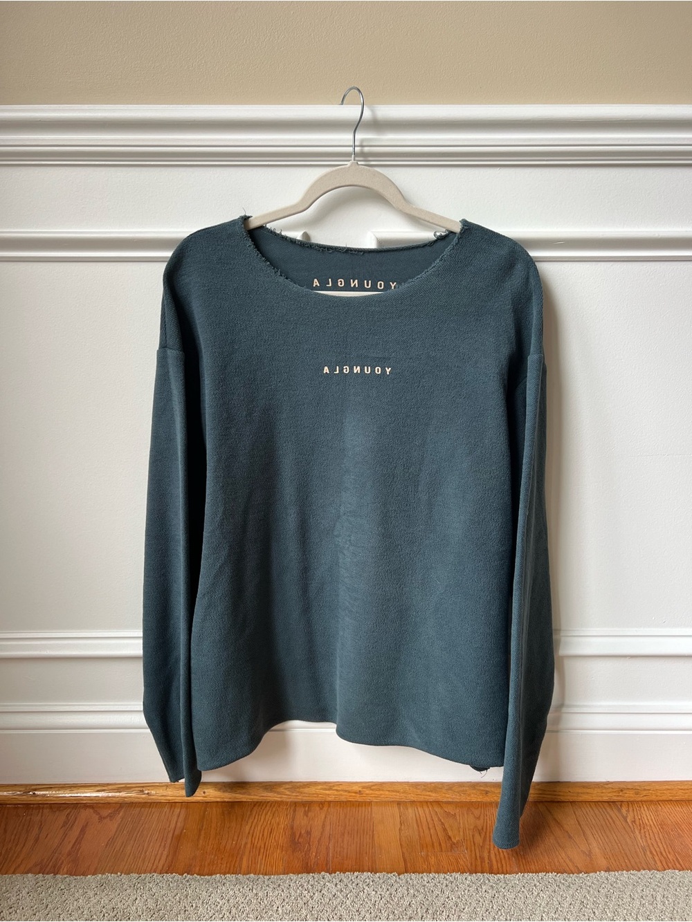 YoungLA Dark Teal Crewneck Sweater - Men's Pullover